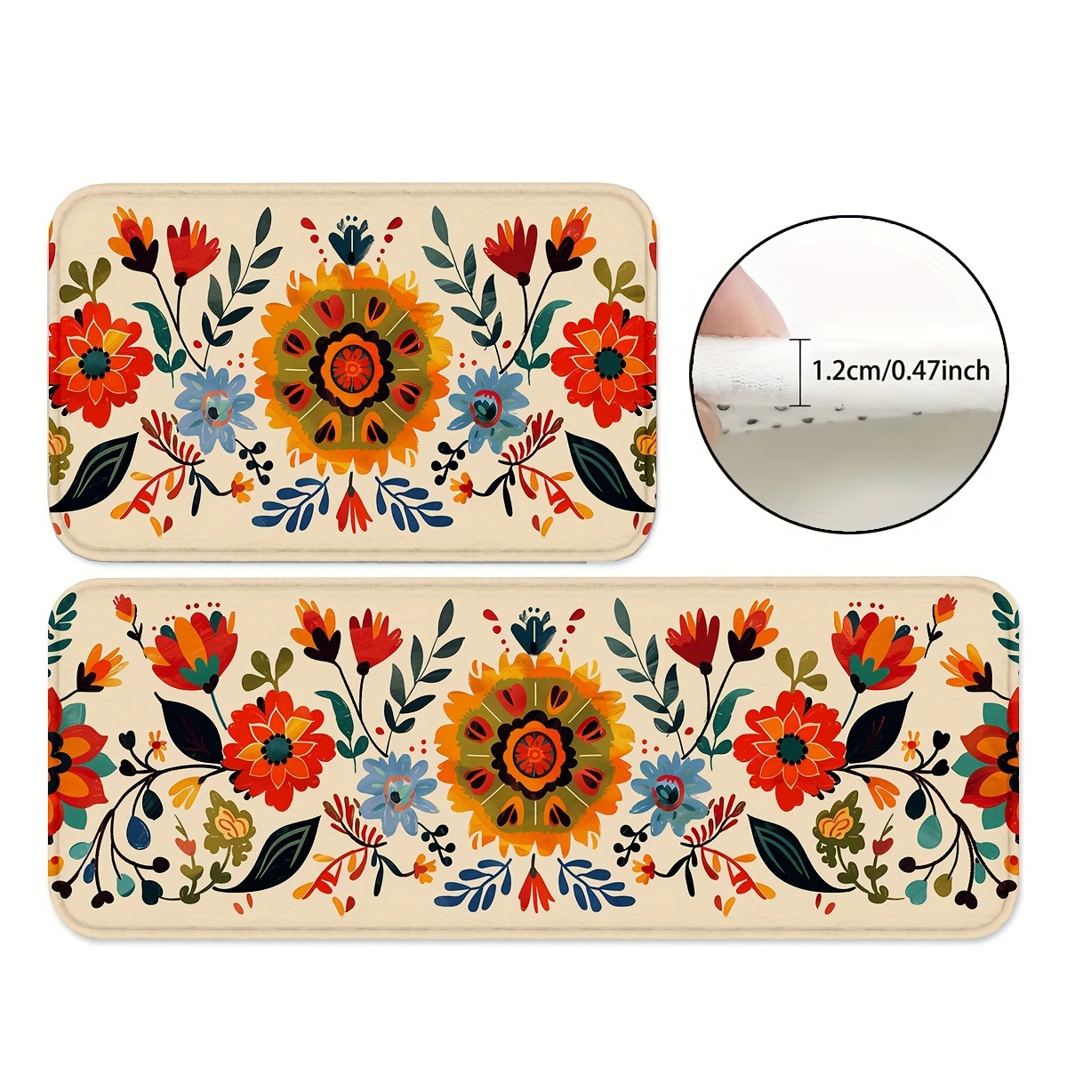 TEMU Mexico De Rugs Non Slip Washable Thicken Kitchen Mat Kitchen Carpet Rugs For Kitchen Floor Kitchen Mats For Floor Kitchen Rugs Non Slip Kitchen