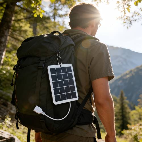 portable solar charger suitable for usb charging panel with extension cable lightweight outdoor solar panel compatible for phones power banks small devices usb output for emergency backup off grid use