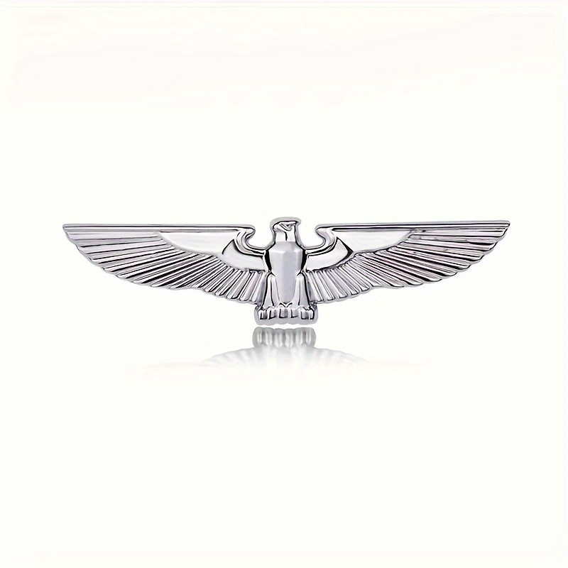 

1pc Expanding 3d Metal Flying Eagle Totem Car Label Car Sticker 3d Personality Creative Premium Car Sticker