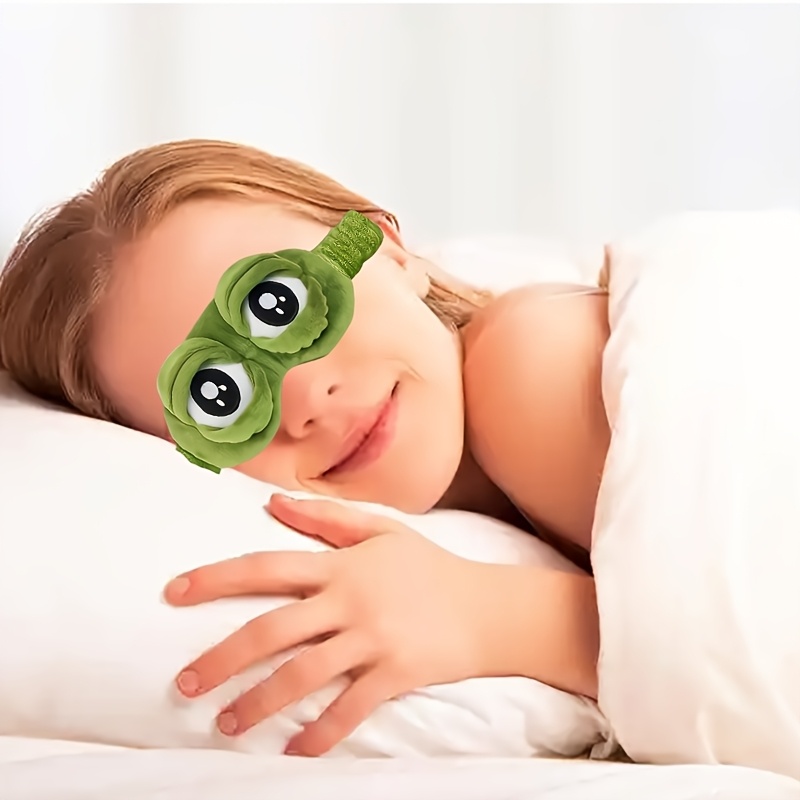 Image of 1pc Sleep Visor, Belt, Soft And Comfortable Lightweight Eye Mask, Unisex, Suitable For Travel, Home, Halloween Gift, Animal Print, Quick Closure, No Power Supply Required