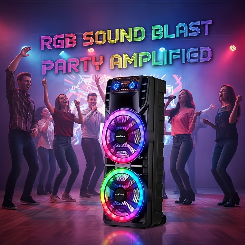 7000W Portable Party Bluetooth Speaker with Subwoofer