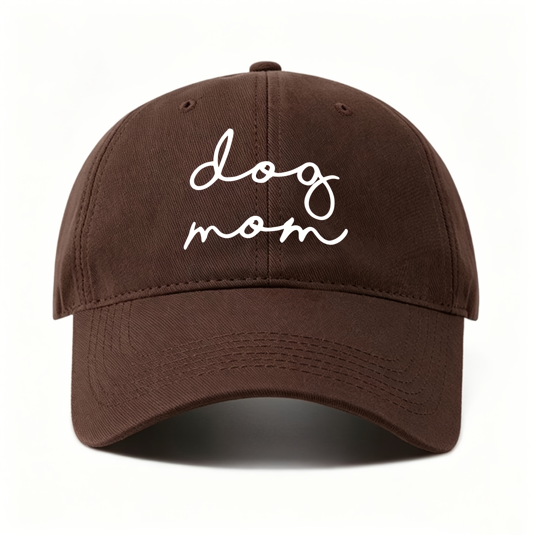TEMU Modieuze baseballpet met huisdierenthema, "Dog Mom" print, , casual vrijetijdskleding, geschikt voor alle gelegenheden