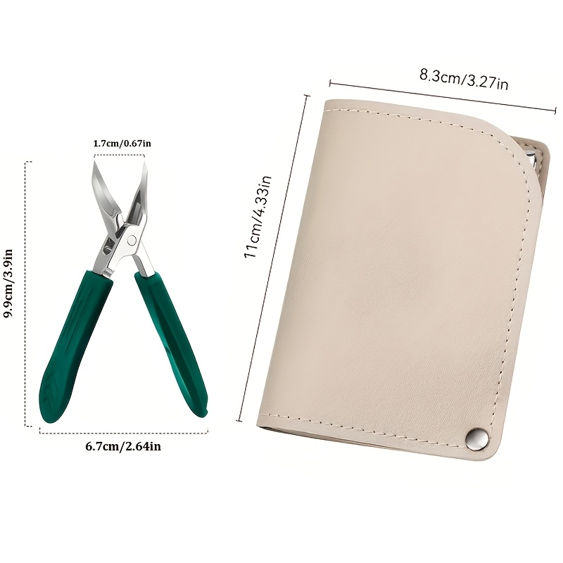 6pcs Stainless Steel Manicure Set in Portable Case