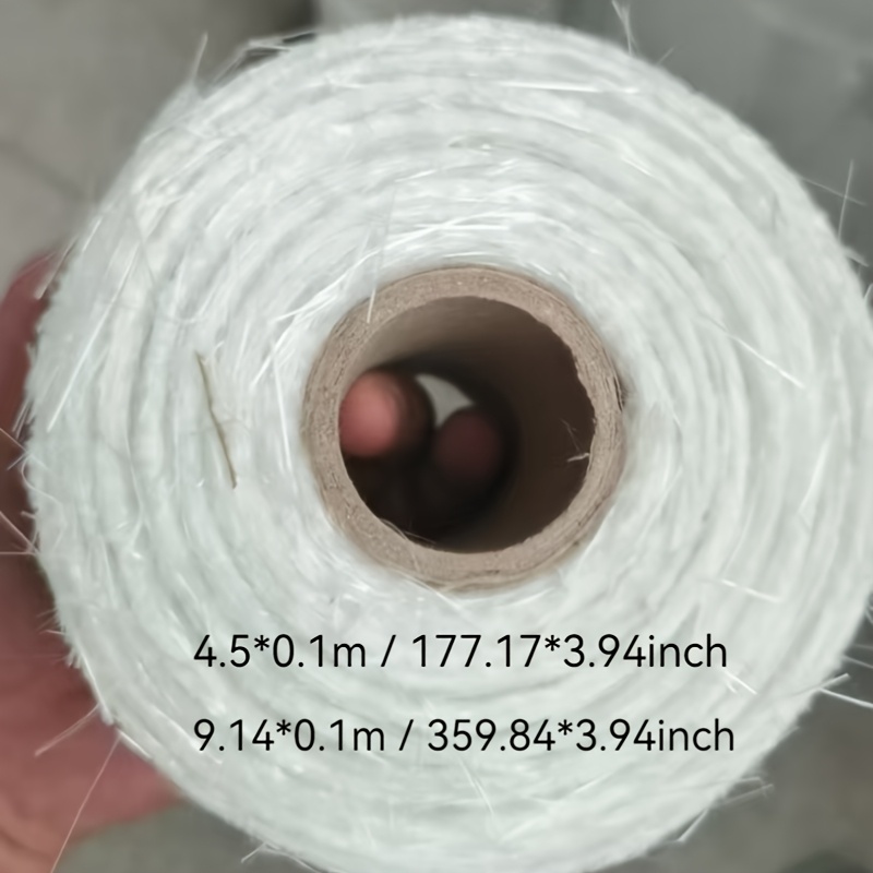 TEMU Rouleau de fibre de verre /m², 15.87oz/, 4.5*0.1m/9.14*0.1m, 177.17 x 3.94 pouces/359.84 x 3.94 pouces, Qualité industrielle, Haute résistance,