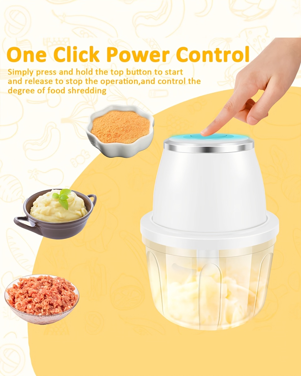 1pc   garlic beater multifunctional garlic peeler home small automatic meat grinder garlic pulling and mashing machine electric cooking machine food grade materials mini and compact easy to clean high power garlic beater Product details 1