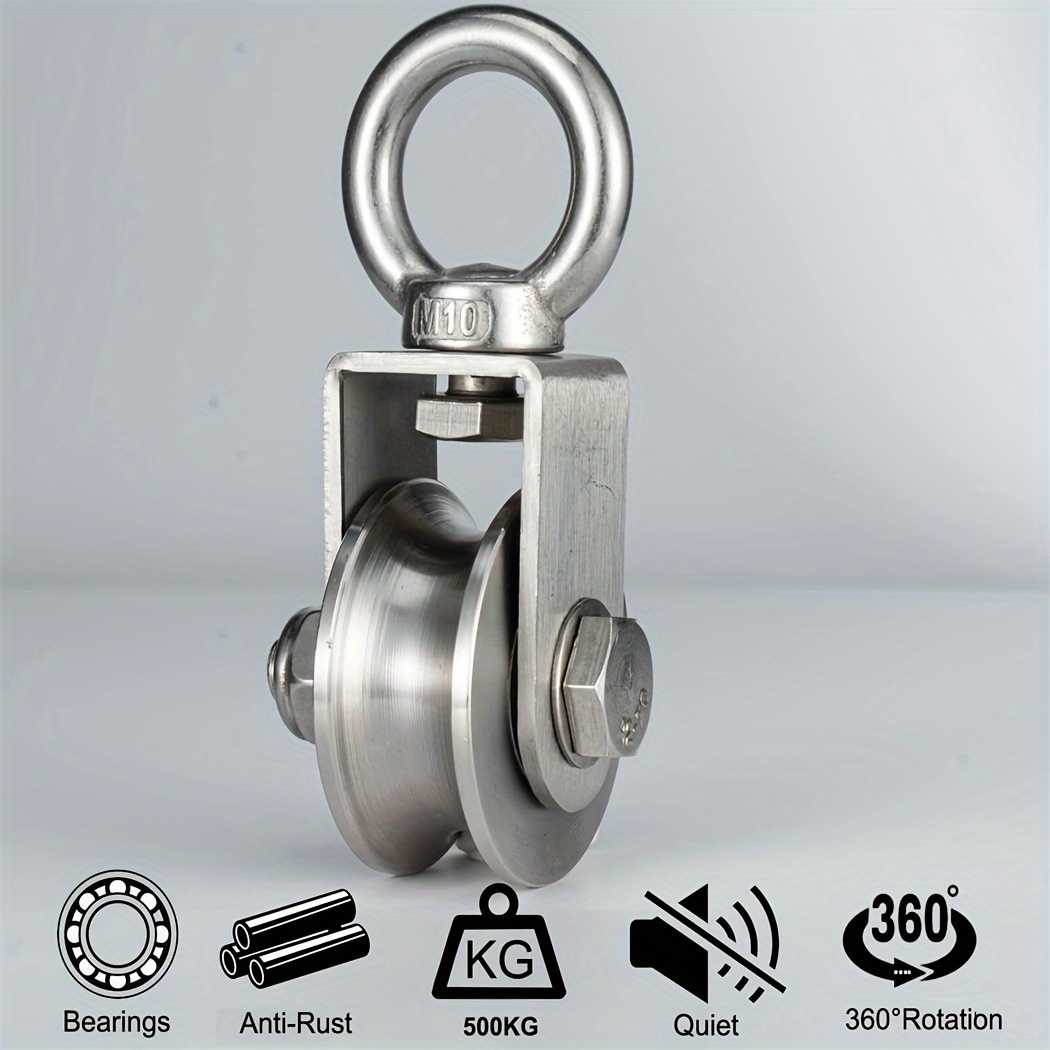 Carrucole Nylon 90mm | Per Porte Garage E Attrezzatura Sportiva - Foto 7