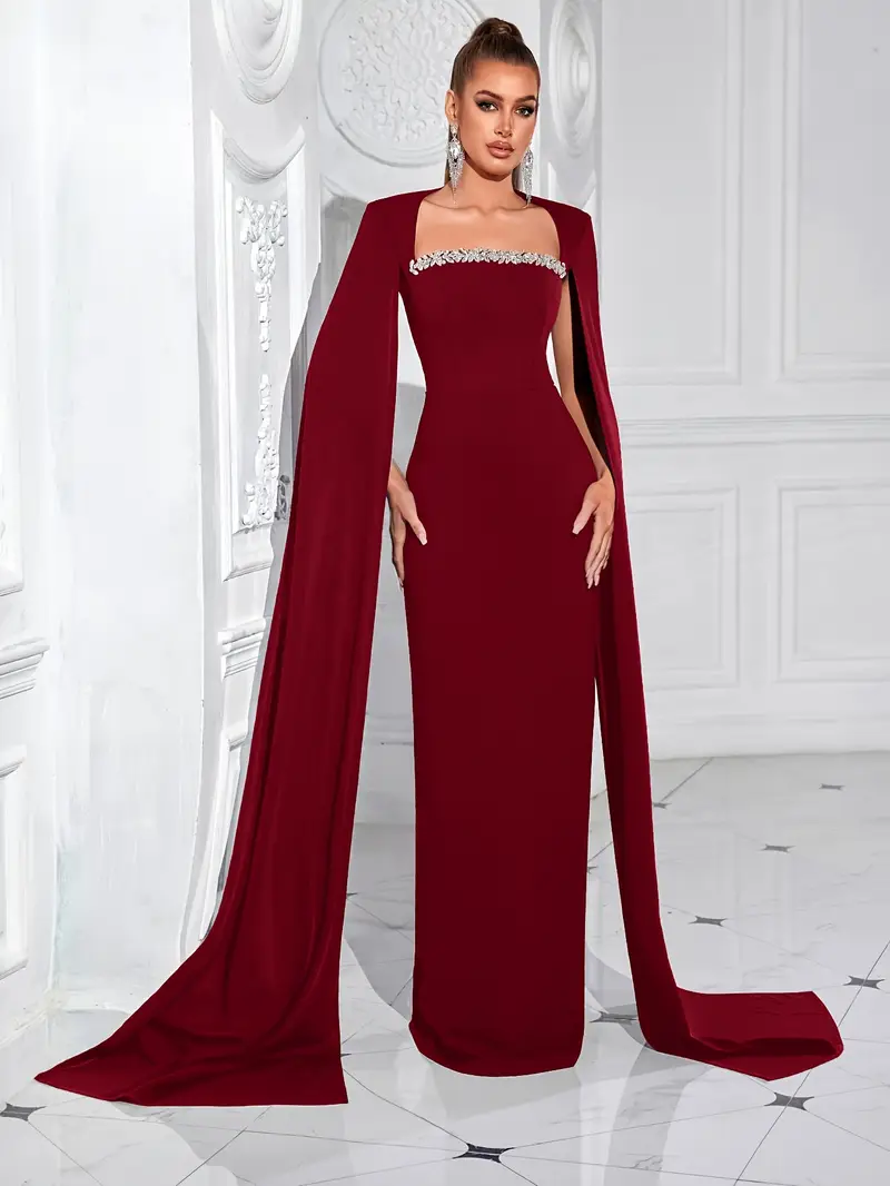 * straight shoulder double ribbon tube top high waist back slit prom party long dress ladies formal dinner dress skirt * straight shoulder double ribbon tube top high waist back slit prom party long dress ladies formal dinner dress skirt
