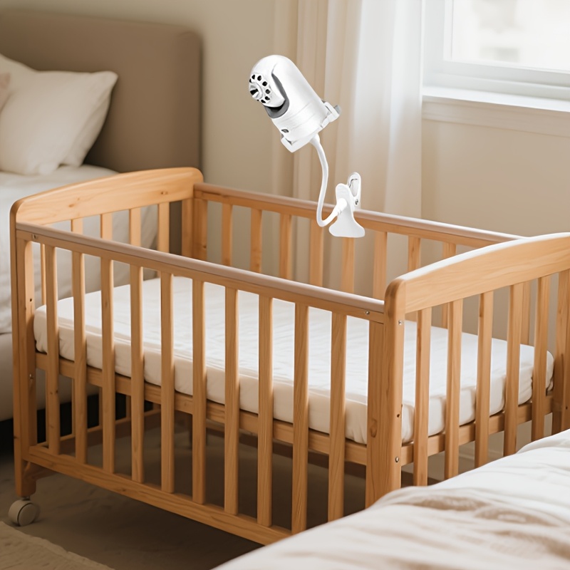 TEMU Camera Monitor Stand, Indoor And Outdoor Desktop Camera Clip, Ideal For Crib And Stroller Use, Suitable For Baby Monitors, Baby Safety