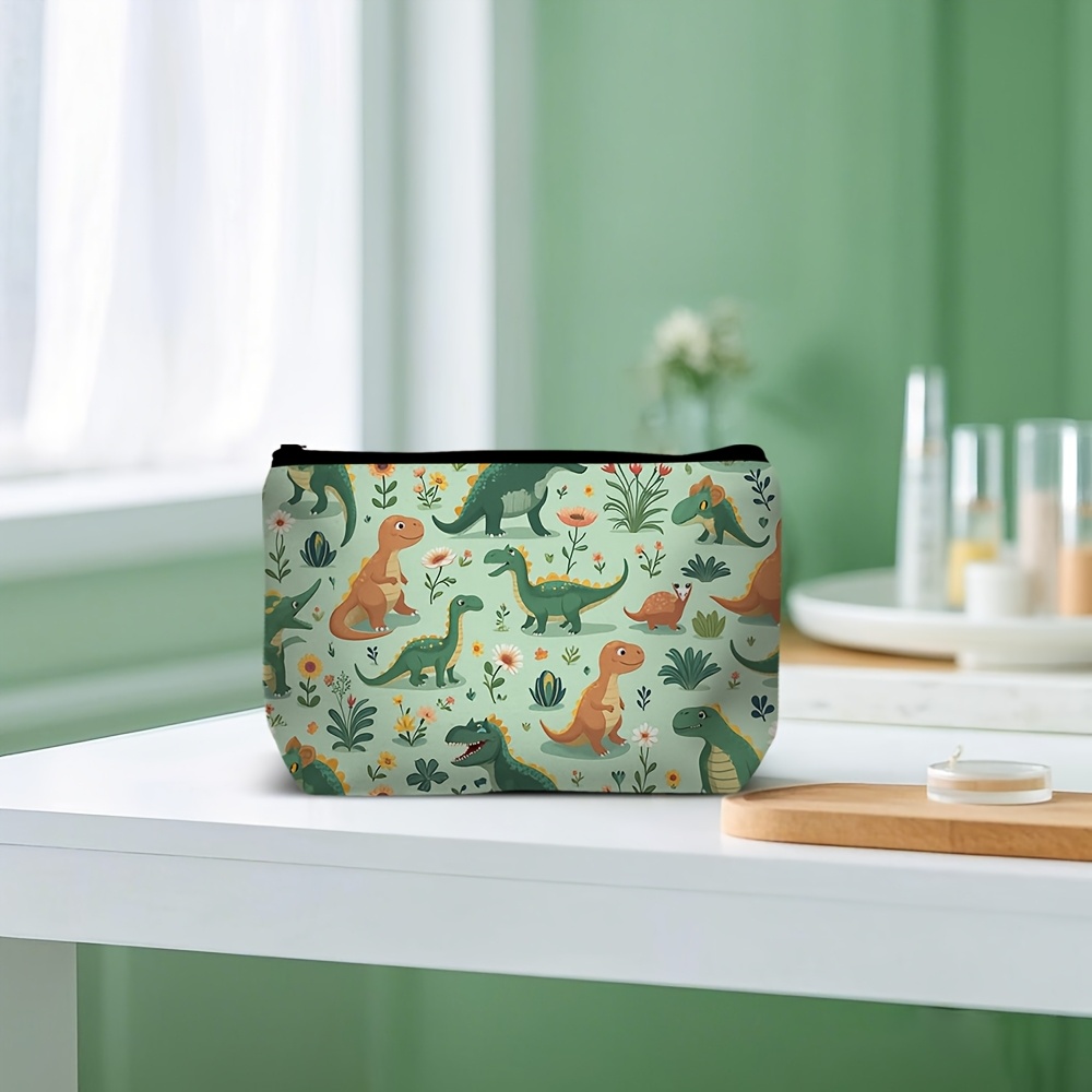 1pc practical dinosaur party pattern toiletry organizer Temu Finland