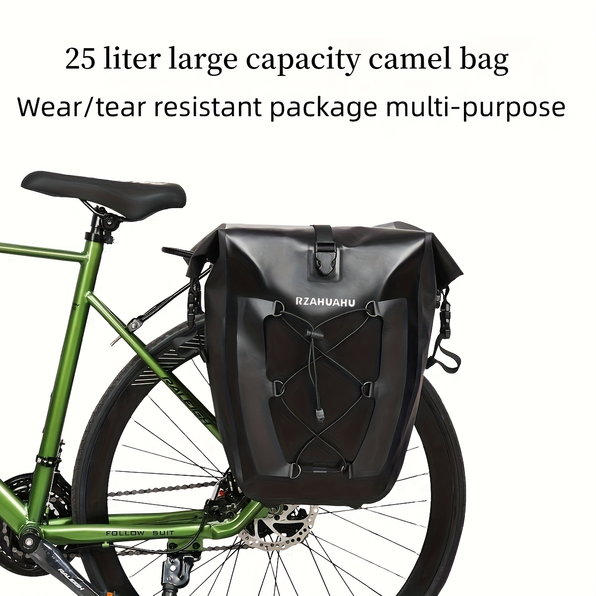1pc bicycle rear rack bag, single bike pannier, long-distance