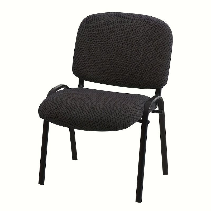 E-shop 2er-Set Elastische Jacquard Bürostuhlbezüge mit geteiltem Sitz und Rückenlehnenpolster