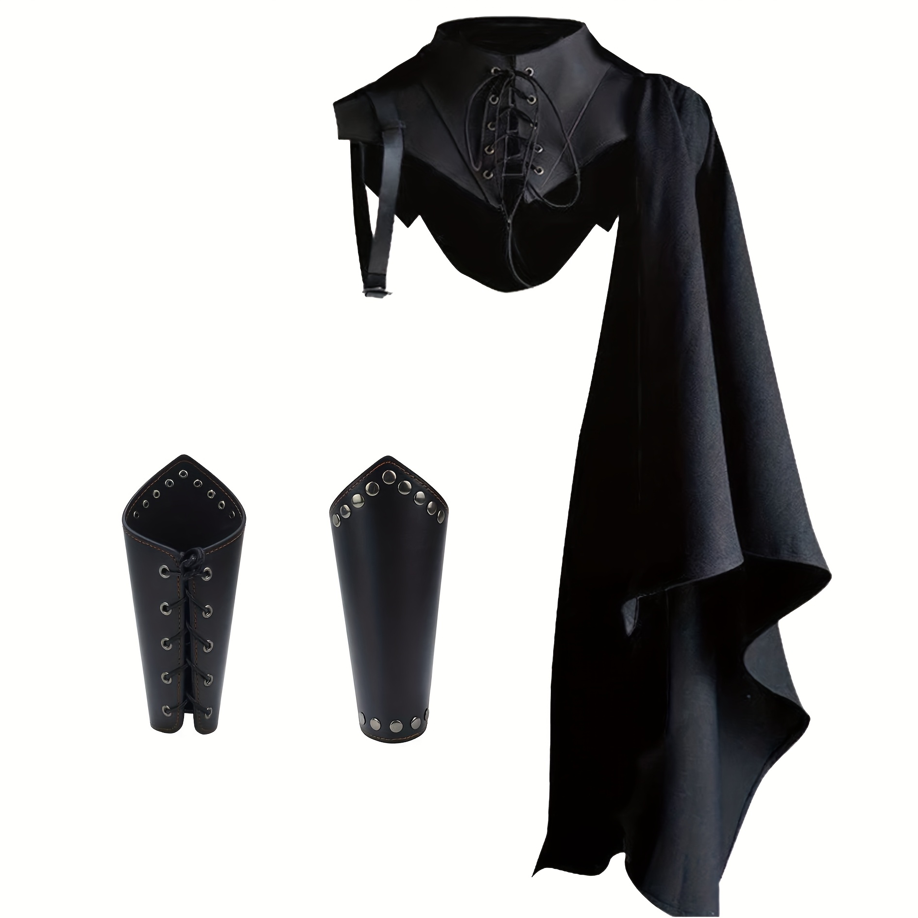 3pcs renaissance viking medieval costume set complete knight - Temu