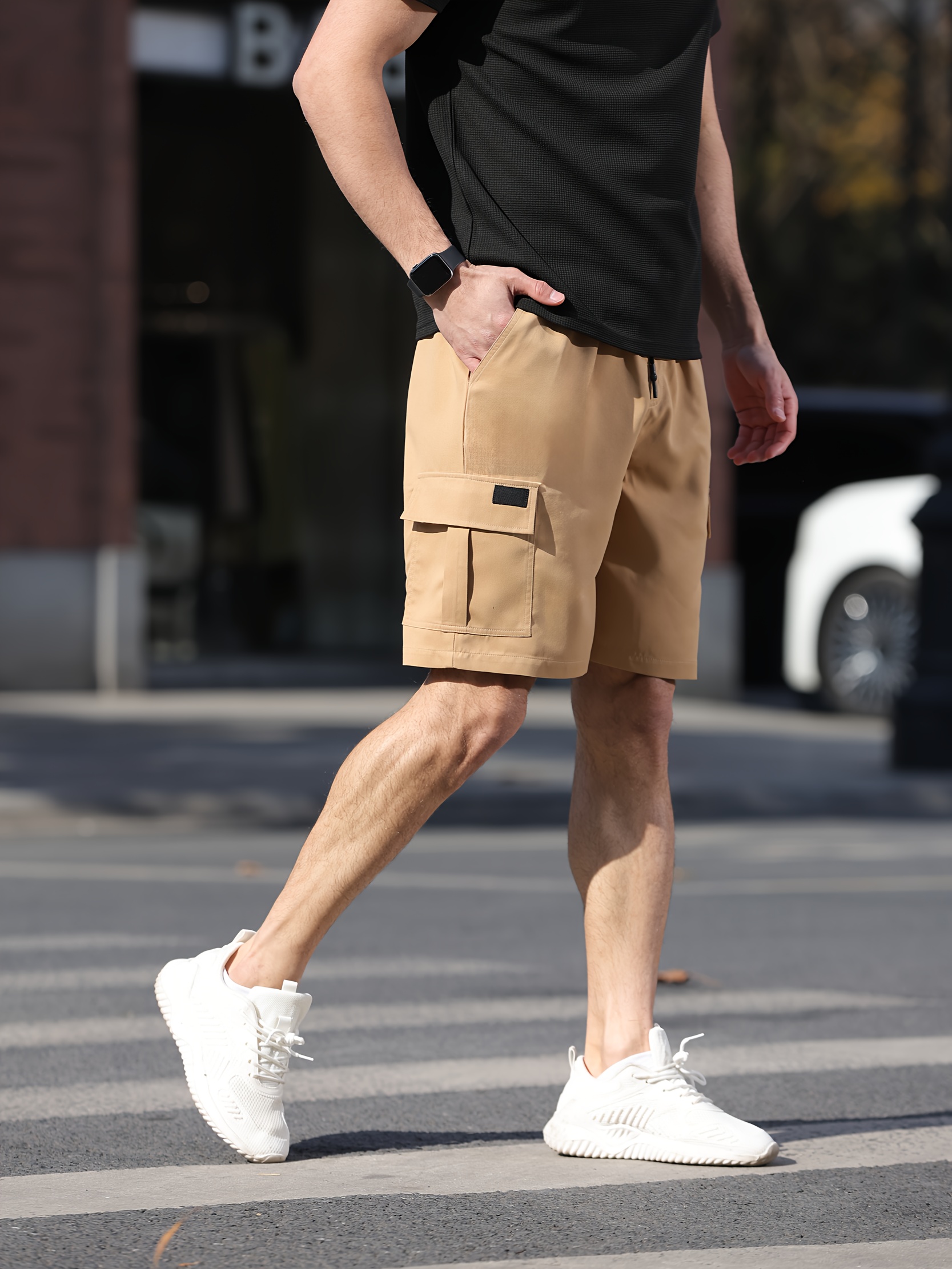 Mens casual cargo shorts on sale