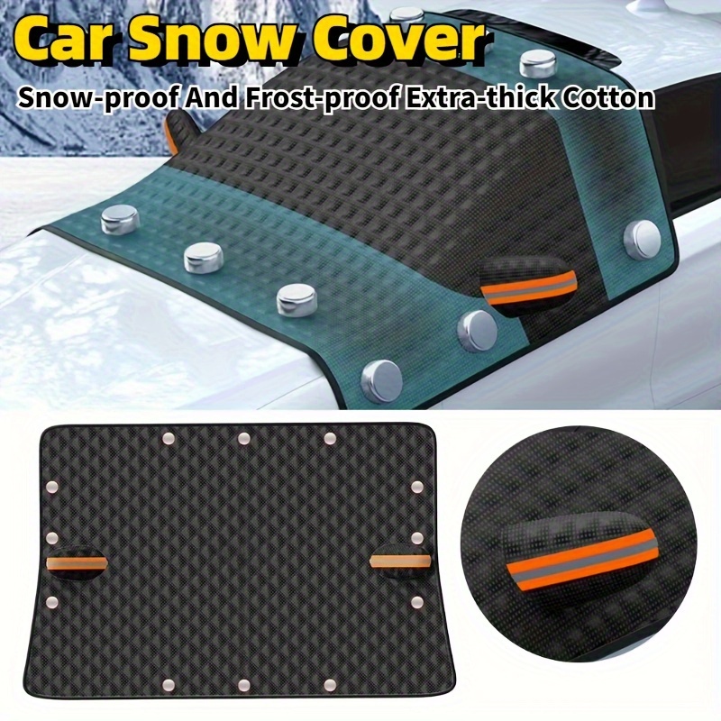 

-install Car - , -theft & Uv , Windproof, No-tool Needed, Aluminum Film For Frost & Shielding