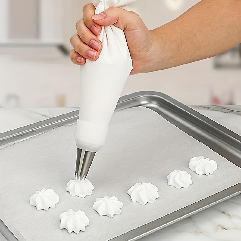 pack reusable pvc piping bags star tip white Temu