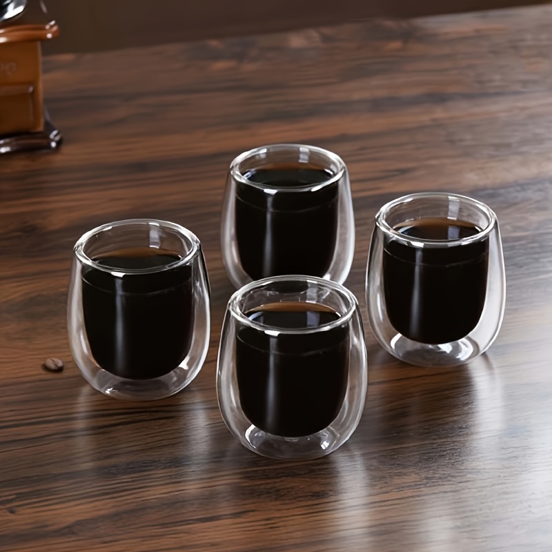 double layer glass cup sold on Temu United States