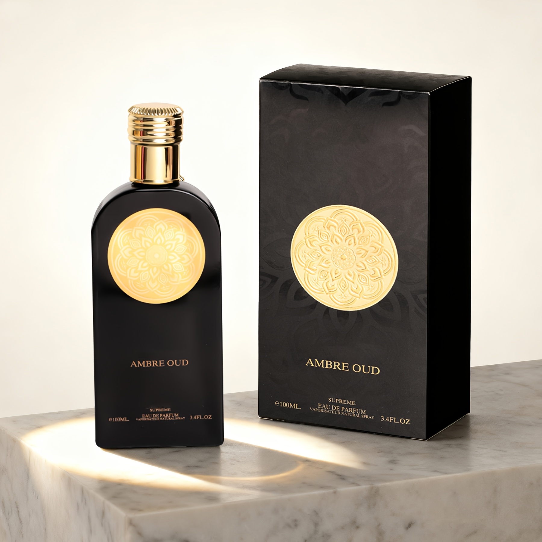 TEMU Arabian-inspired Long-lasting Perfume, 100ml, Enduringly Scent, Elegant And Long-lasting Fragrance, Floral Notes, Perfect For Daily Wear And