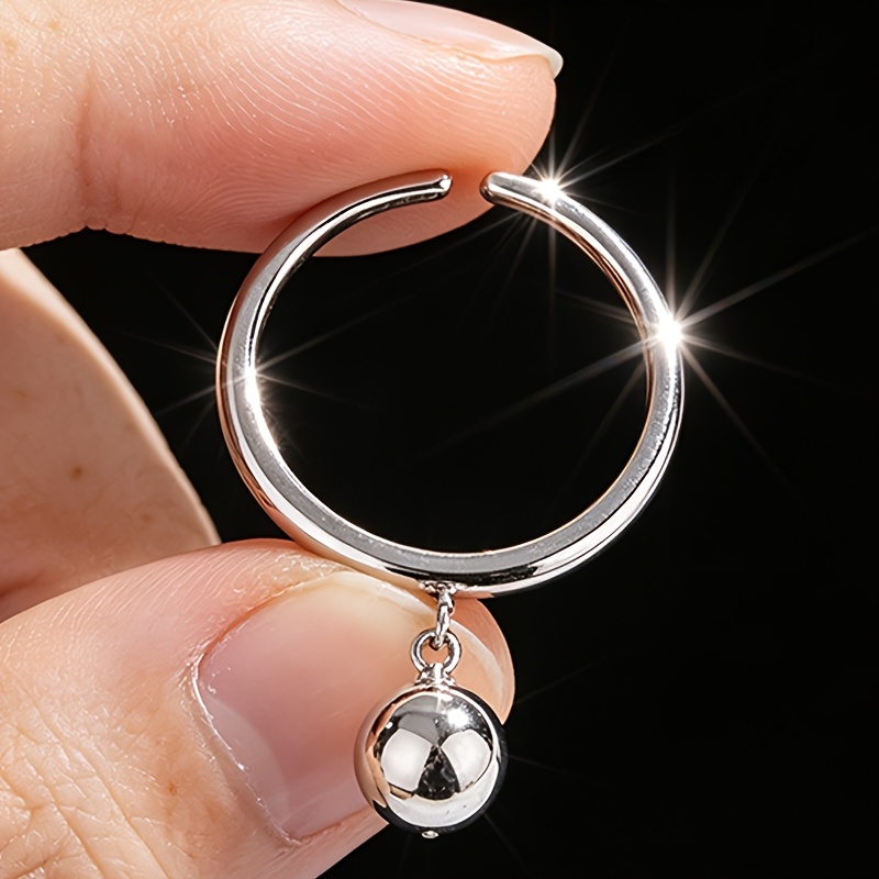 Women's Personalized Shiny Transfer Bead Ring