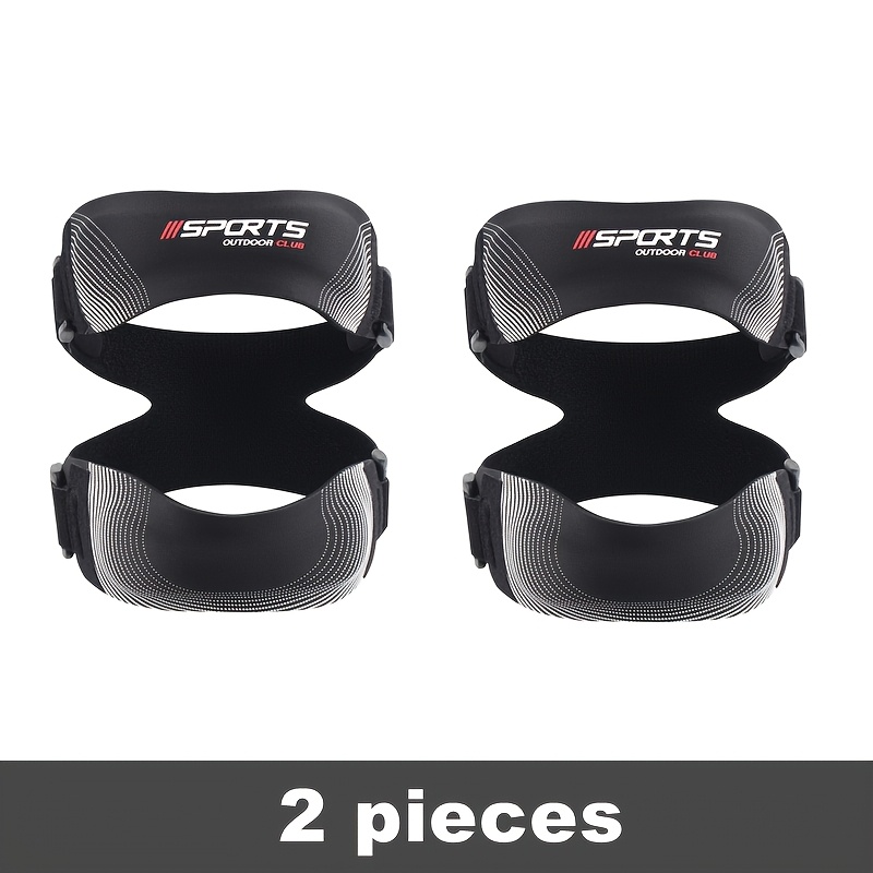 Image of 1pc/2pcs Knee Sleeves, Suitable For Sports And Daily Wear, Fashionable And Versatile Styling