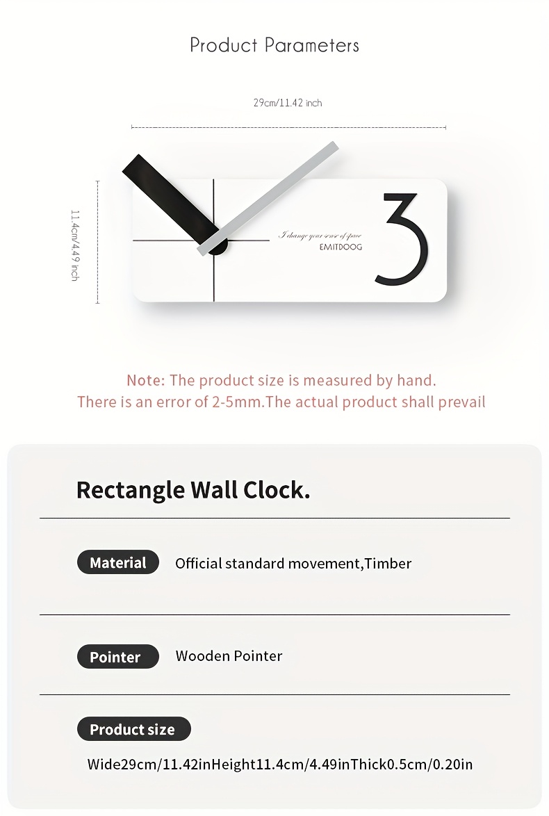 reloj pared elegante artístico silencioso pantalla - Temu Mexico