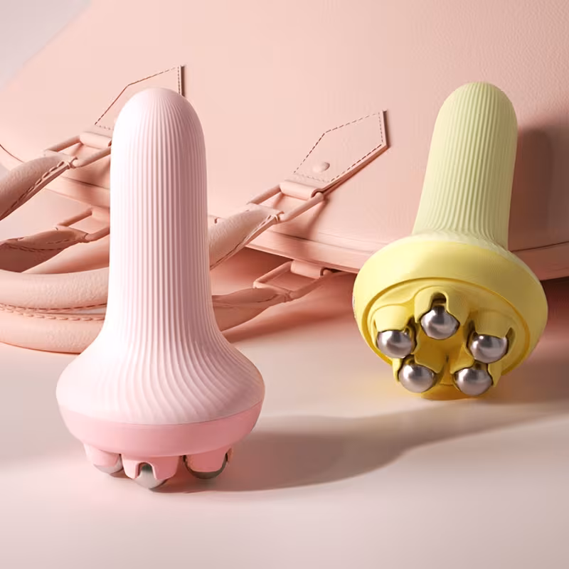 random massager and double sided cleansing brush leg muscle relaxer abdominal full massage tool details 1