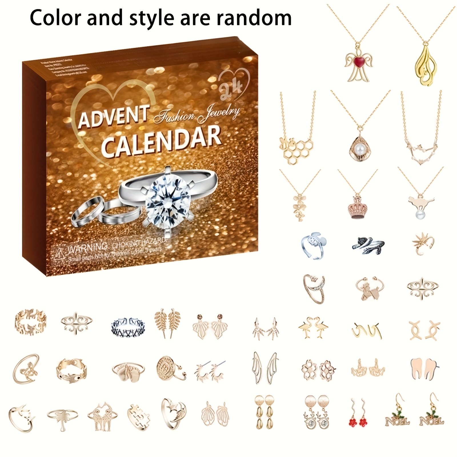 1 Set Of Holiday Countdown Calendars Christmas Calendar, Christmas Gift Box Countdown Calendar, 24-day Christmas Countdown Holiday Gifts, Holiday Calendar Gifts, Christmas Surprise Gift Ideas