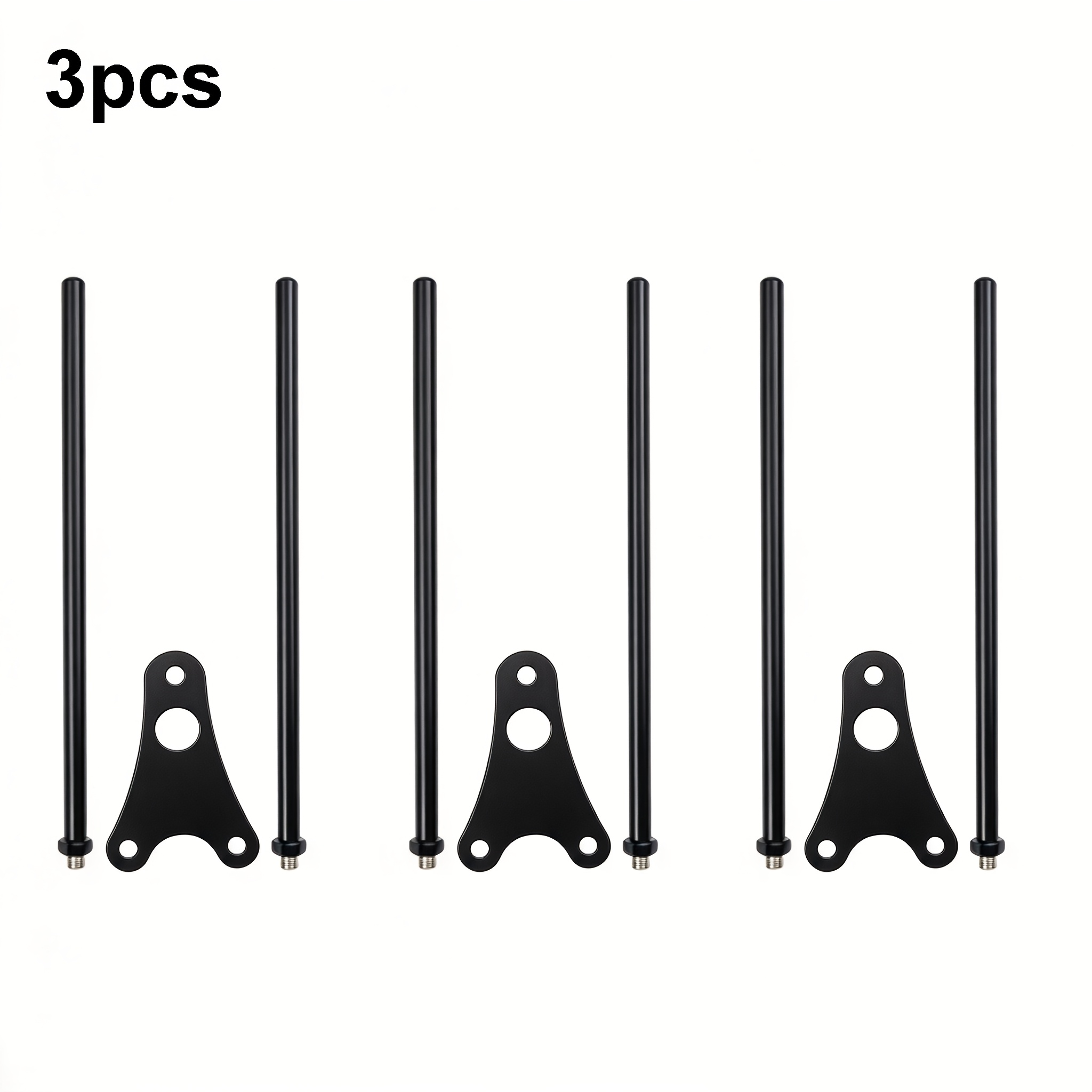 Image of Jsfun 3-pack/4-pack European Carp Fishing Accessories, Bite Indicator Bracket For Fishing, Fishing Alarm Windbreak Rod Outdoor Fishing Components