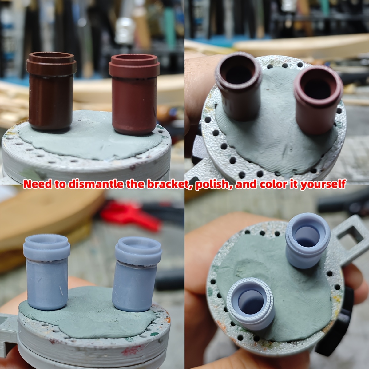 3D Printed Resin Model Kit Flowerpot