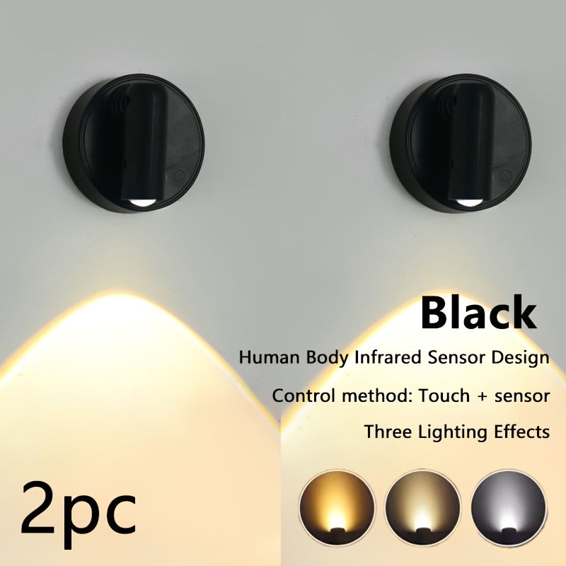 3-Color LED Smart Motion Sensor Light, USB Night Light