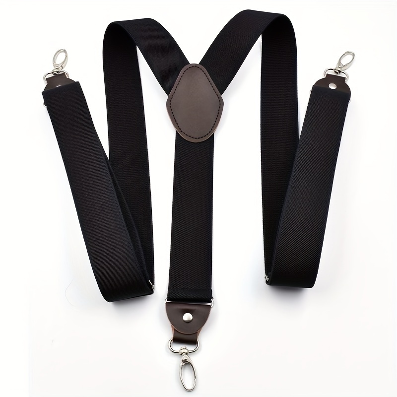 

1pc Men's Suspenders, With 3 Hooks, Durable And Adjustable, Gift For Men