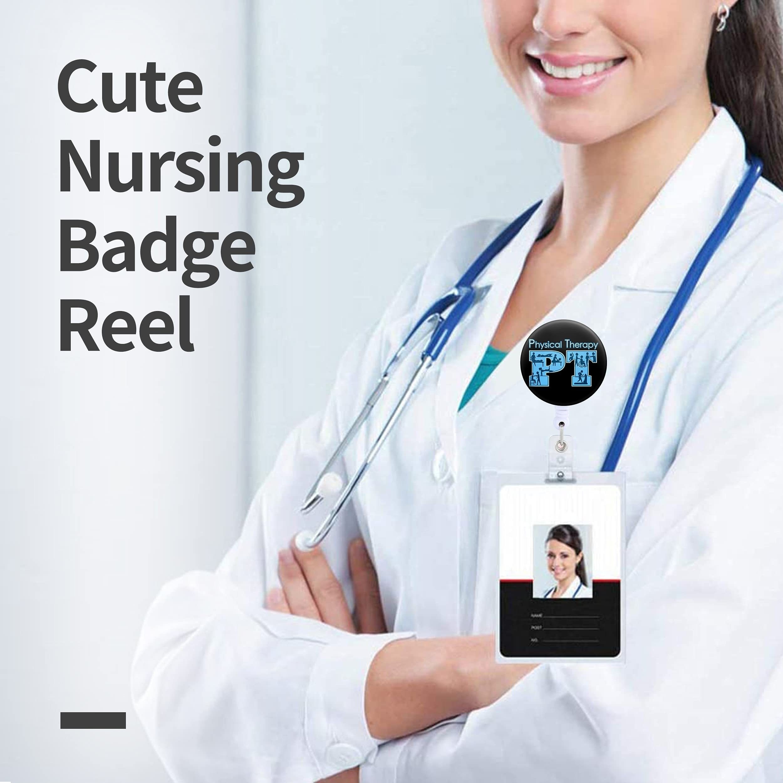 Jupswan Badge Reels Holder Retractable Clip Nurse Women Cute - Temu