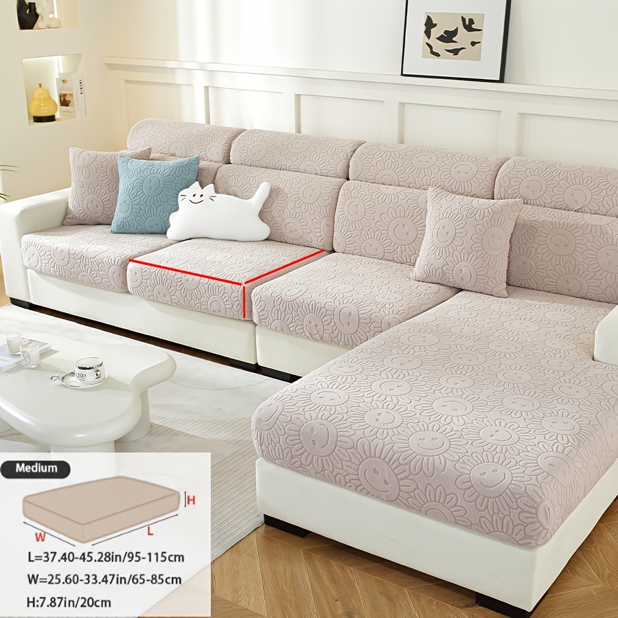 TEMU 1pc Sofa Cover, Easy To , Furniture Protection Sofa Cover, Suitable For Such As Living Rooms And Bedrooms, Elastic, Pet Friendly