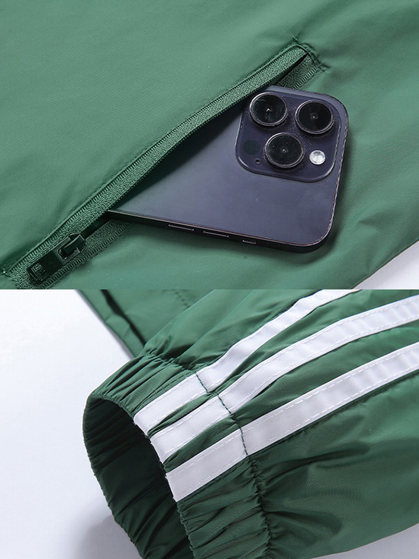 New Spring And Autumn Men'S Jacket with a Hood, Casual Sports Outdoor Wear Featuring Three Stripes, Popular Men'S Clothing That Is Comfortable, Versatile, And Flattering