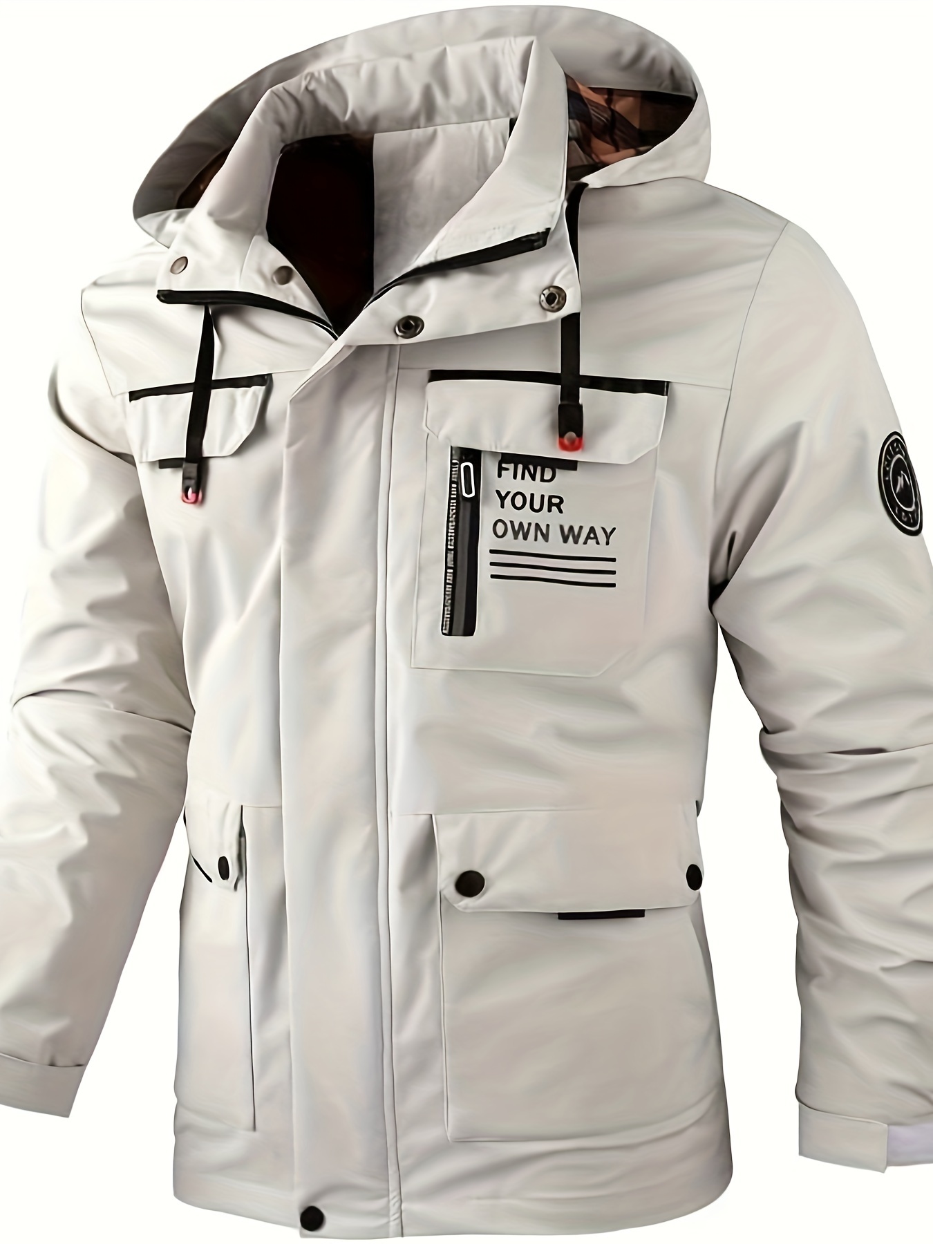 mens casual jacket lightweight sports jacket with functional pockets for   outdoor