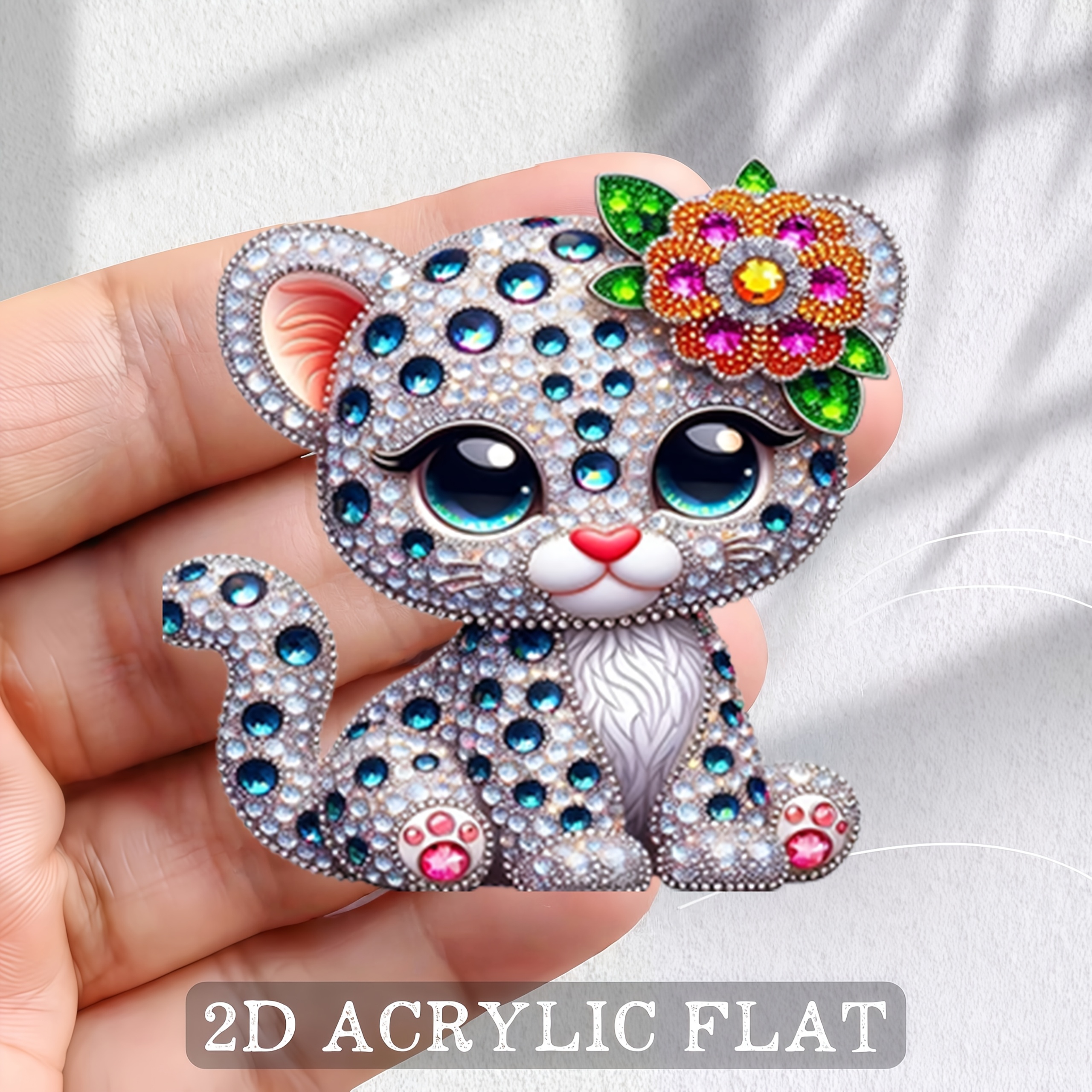 TEMU 1pc 2d Flat Printed Refrigerator Magnet Decorative Sticker, Refrigerator Magnet, Bright And Long-, Stable Adsorption And Not Easy To Fall Off,