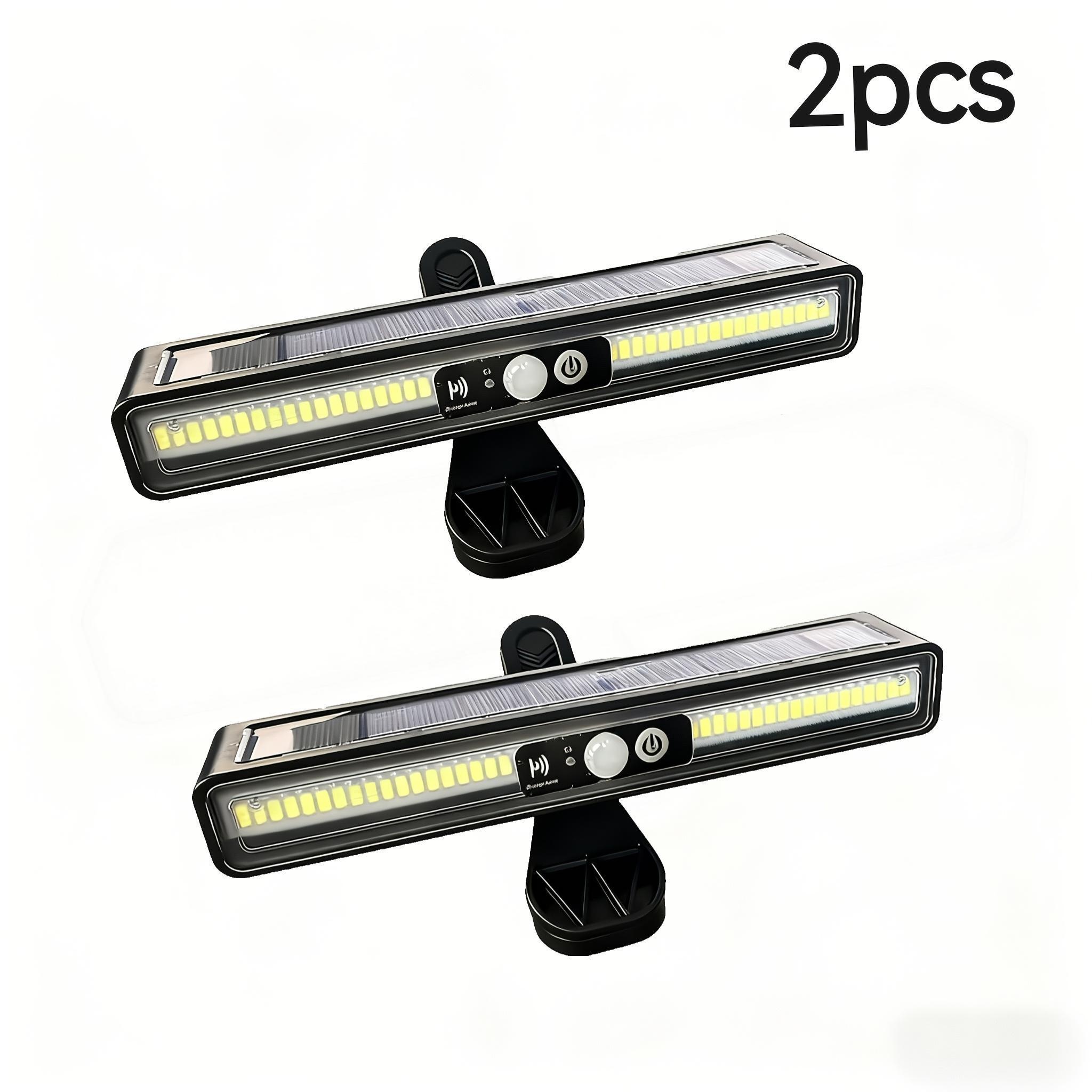 TEMU 2pcs Outdoor Light, Roadway Lamp For Home Use And Camping, Emergency Lighting, Solar-powered Outdoor Lighting