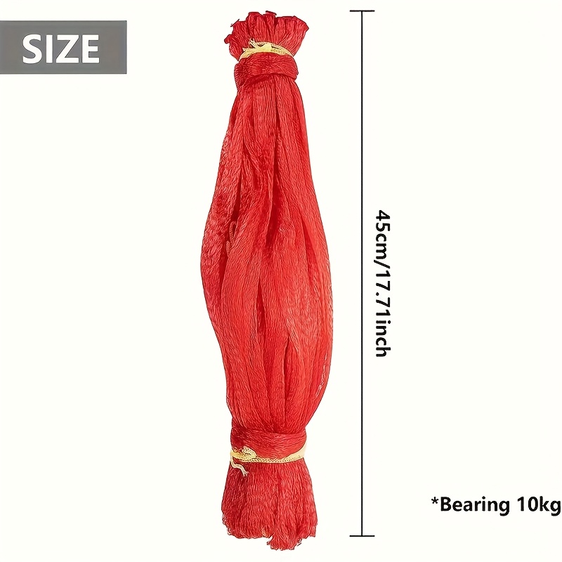 TEMU Durable 100/200 Melon Hammock Net- Reusable Garden Support Net Bag For Watermelon& Melon- Ideal For Strong Sturdy Plant Support And Harvesting