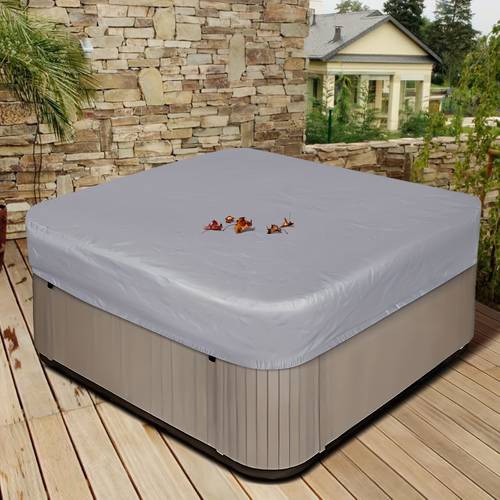 cache de baignoire carré extérieur 420d protecteur uv pour bain chaude