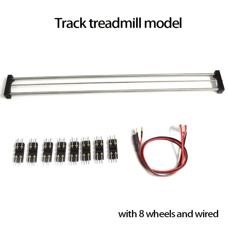 1:87 Model Railway Specification Train Passenger Track Track Bearing Set Of 8 Running Wheels Including Connecting Wires