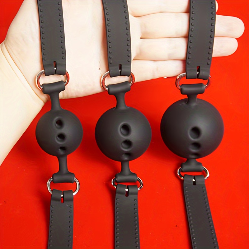 silicone ball gag, puppy play role mouth stuffed stick restraints , cosplay adult  toys - health & household - Temu