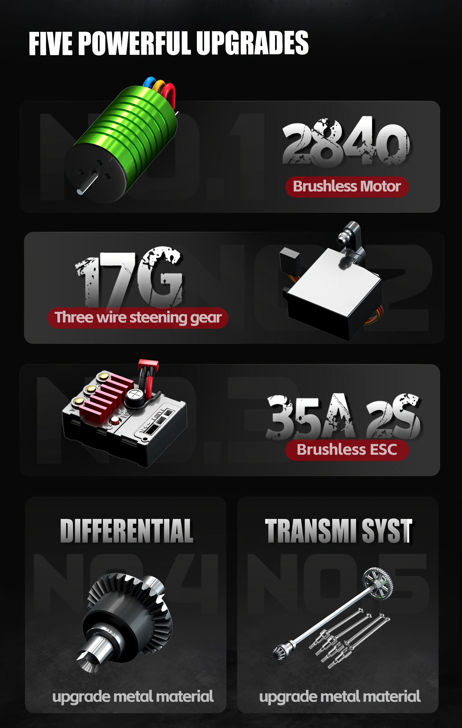 1:16RC Car, Off-road RC Car, All-terrain Toy RC Car, Brushless Motor, 70 Km/h Speed, Racing Car Toys For Kids And Adults, The Most Ideal Gift