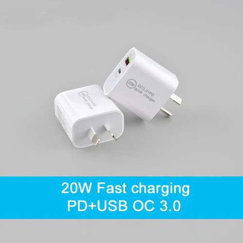 20w fast charging for iphone usb a c adapter fast charger power supply plug for iphone 16 15 14 13 13pro max 12 11 x xr xs ipad