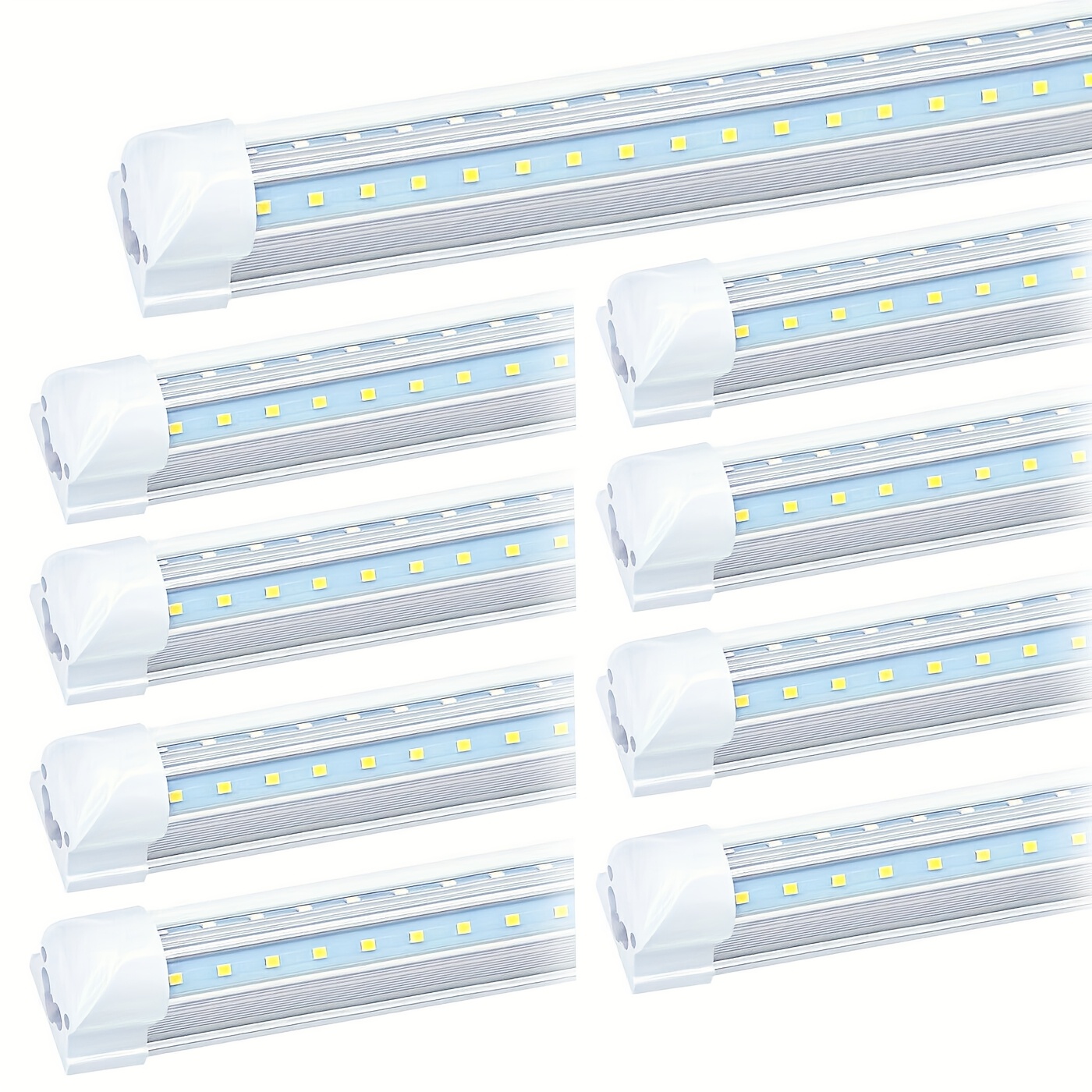 Liteler 2-Pack 4FT LED Shop Light – 6500K Daylight, 4800 Lumens – Ceiling Garage Fixture