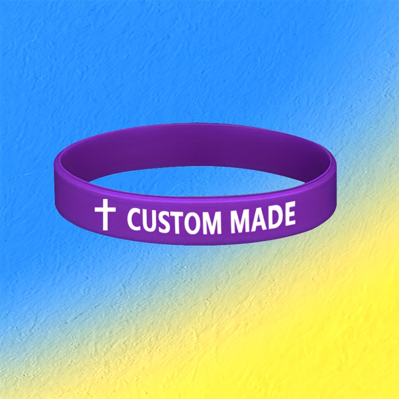 42 Custom Wristbands with Self-Defined Text