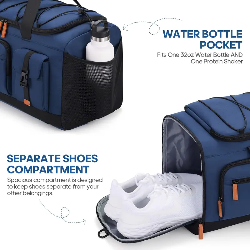 best duffel backpack travel Tactics Collection Siege Duffle removable shoulder straps Back Zipper Hidden Back Straps for you as a backpack Two Front Travel & Carry-on Duffel Bags