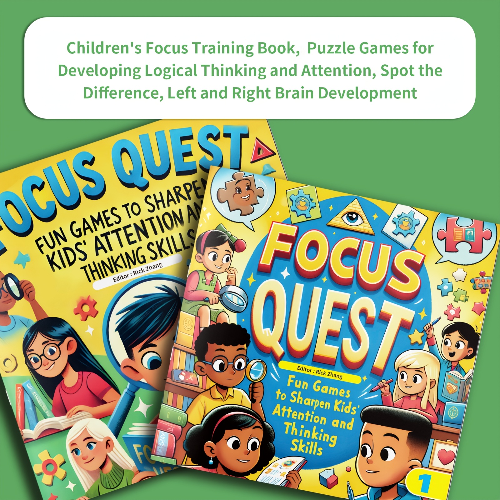 Focus Mastery for Kids: 6-Book Attention Training Set