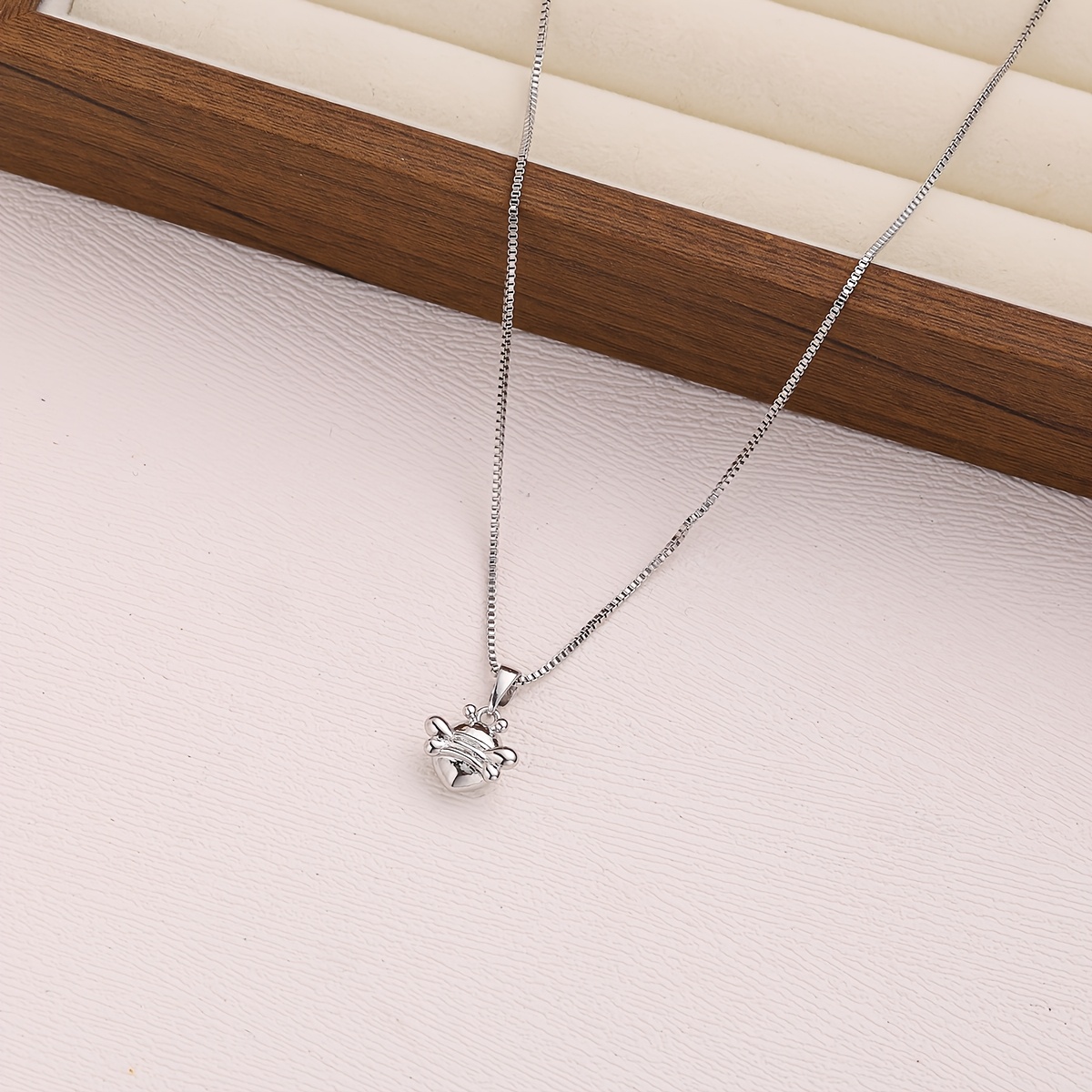 Copper Little Bee Necklace for Year-Round Wear
