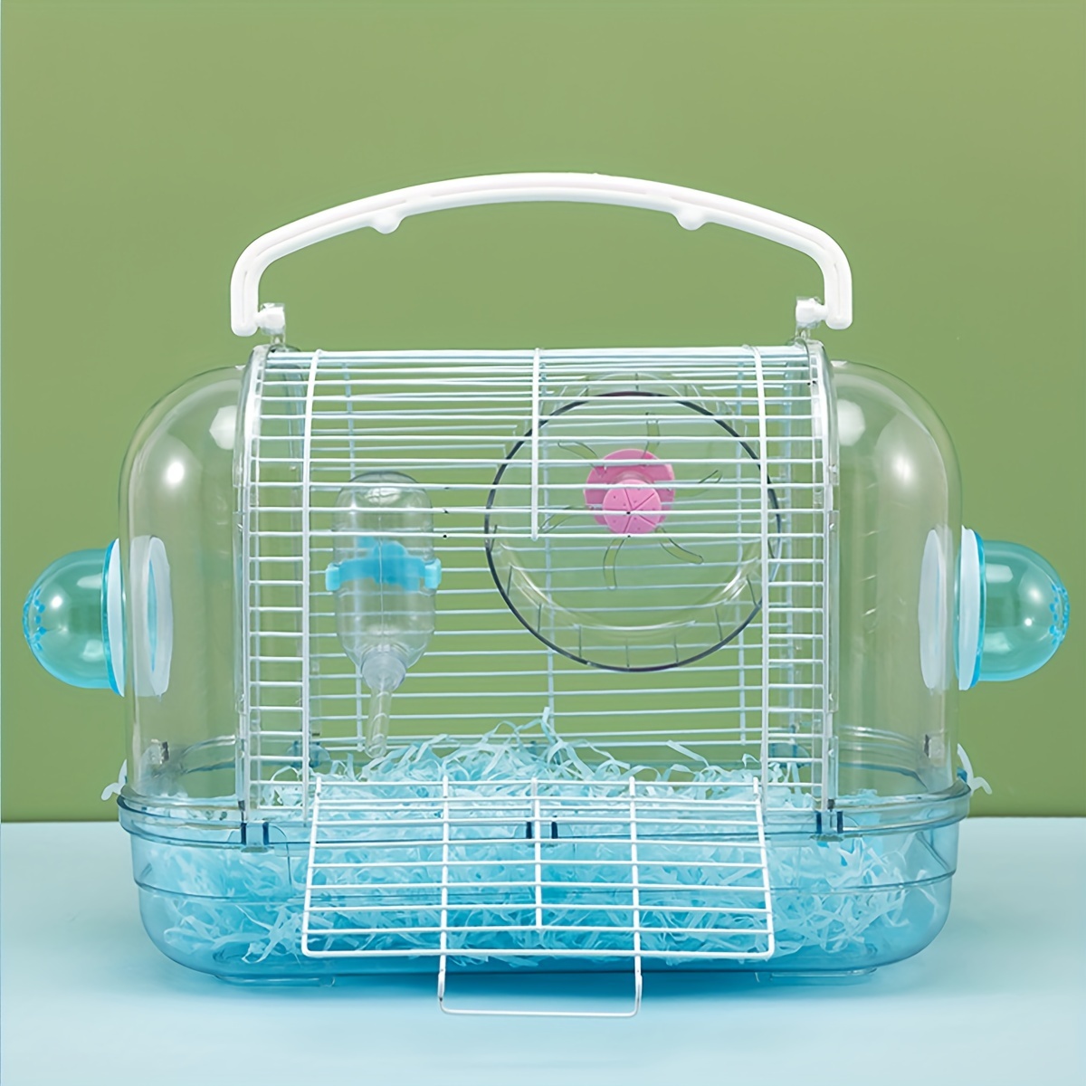 Plastic Transparent Small Pet Cage Folding Cage Hamster Cage Temu