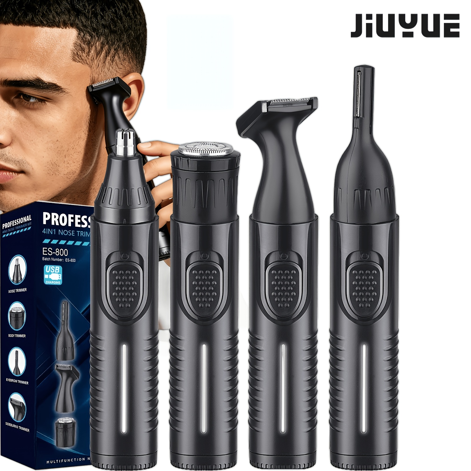 TEMU Jiujue Multi-functional Body Hair Trimmer For Men And Women With Replaceable , Universal For Genders, Suitable For Full Body Hair Removal,