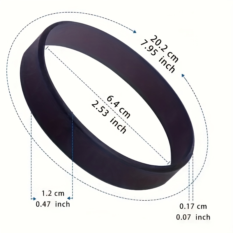 125pcs Durable Silicone Wristbands, Gift for Her